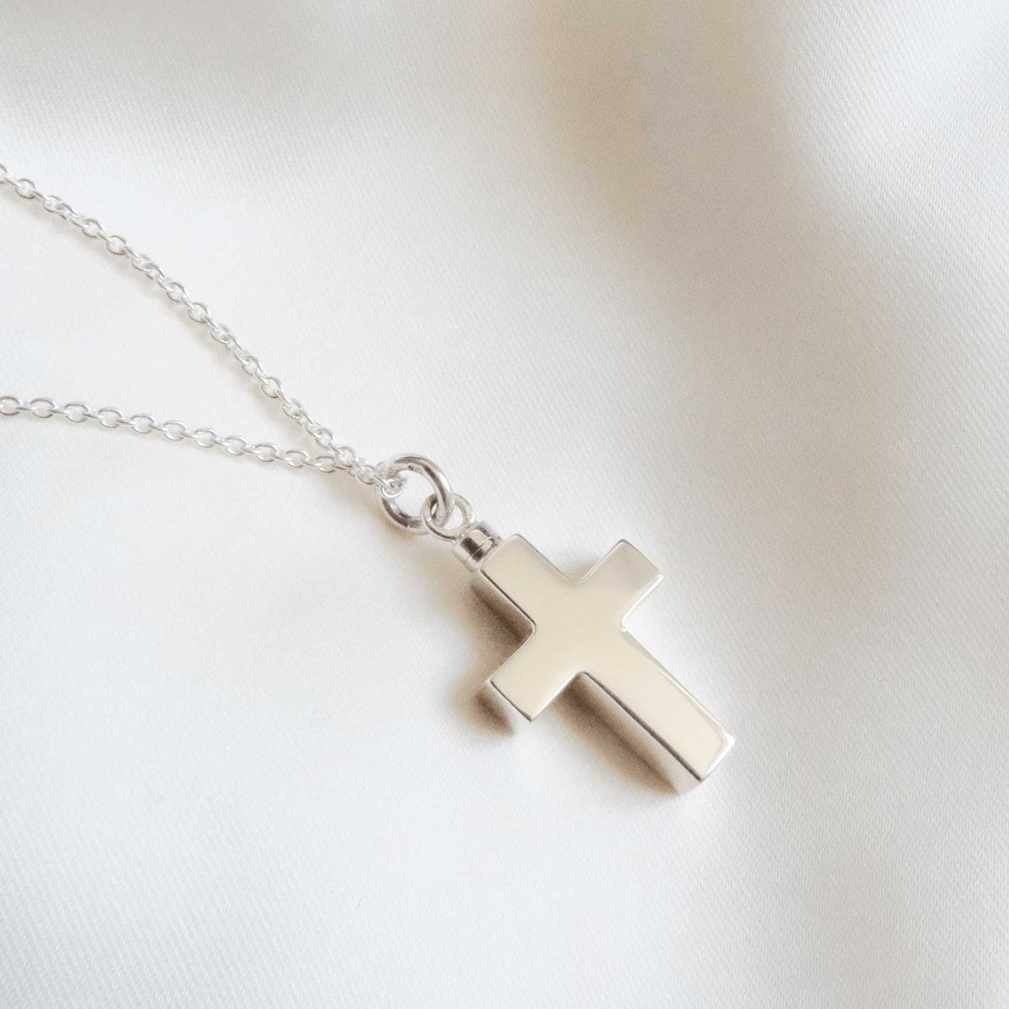 Ashes in to Jewellery Cross Sterling Silver - Ashes Jewellery AE