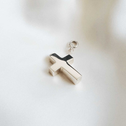 Ashes in to Jewellery Cross Sterling Silver - Ashes Jewellery AE