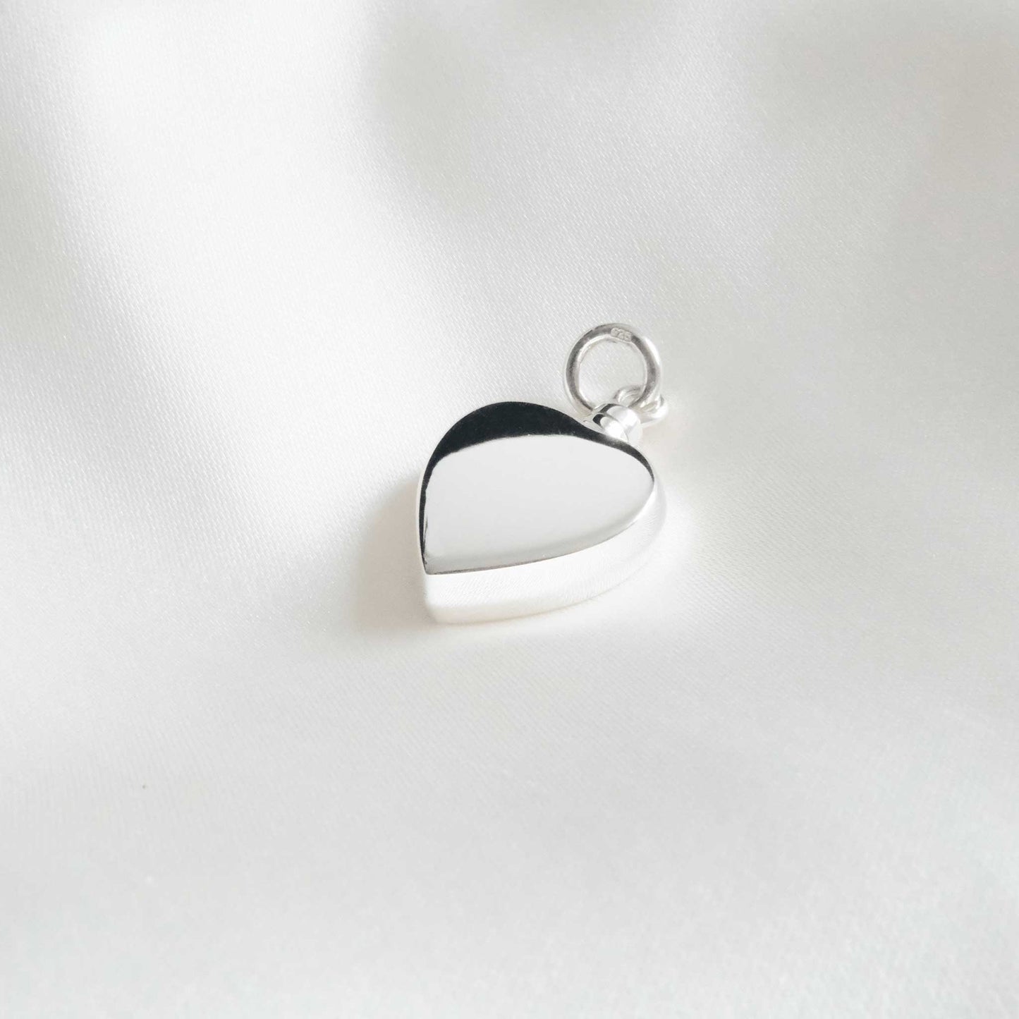 Heart Necklace for Ashes Sterling Silver - Ashes Jewellery AE