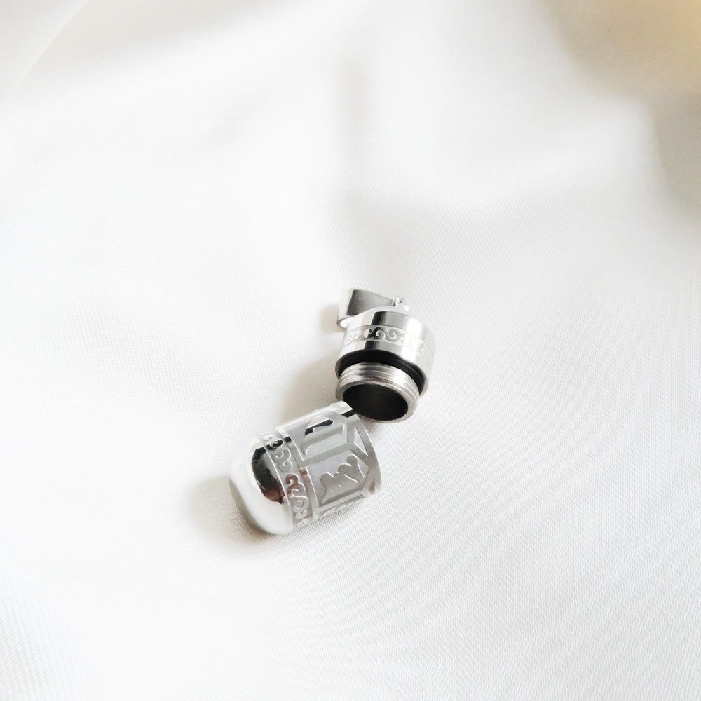 Mantra Spiritual Urn Necklace for Ashes - Ashes Jewellery AE