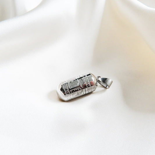 Mantra Spiritual Urn Necklace for Ashes - Ashes Jewellery AE