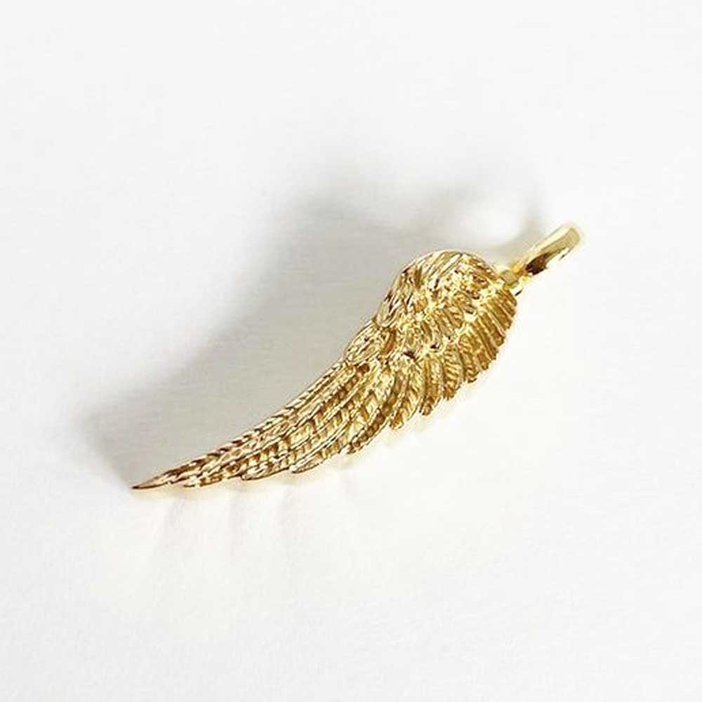 Ashes Jewellery Angel Wing 18K or 9K Solid Gold Necklace - Ashes Jewellery AE