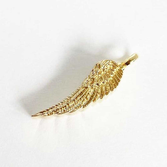 Ashes Jewellery Angel Wing 18K or 9K Solid Gold Necklace - Ashes Jewellery AE